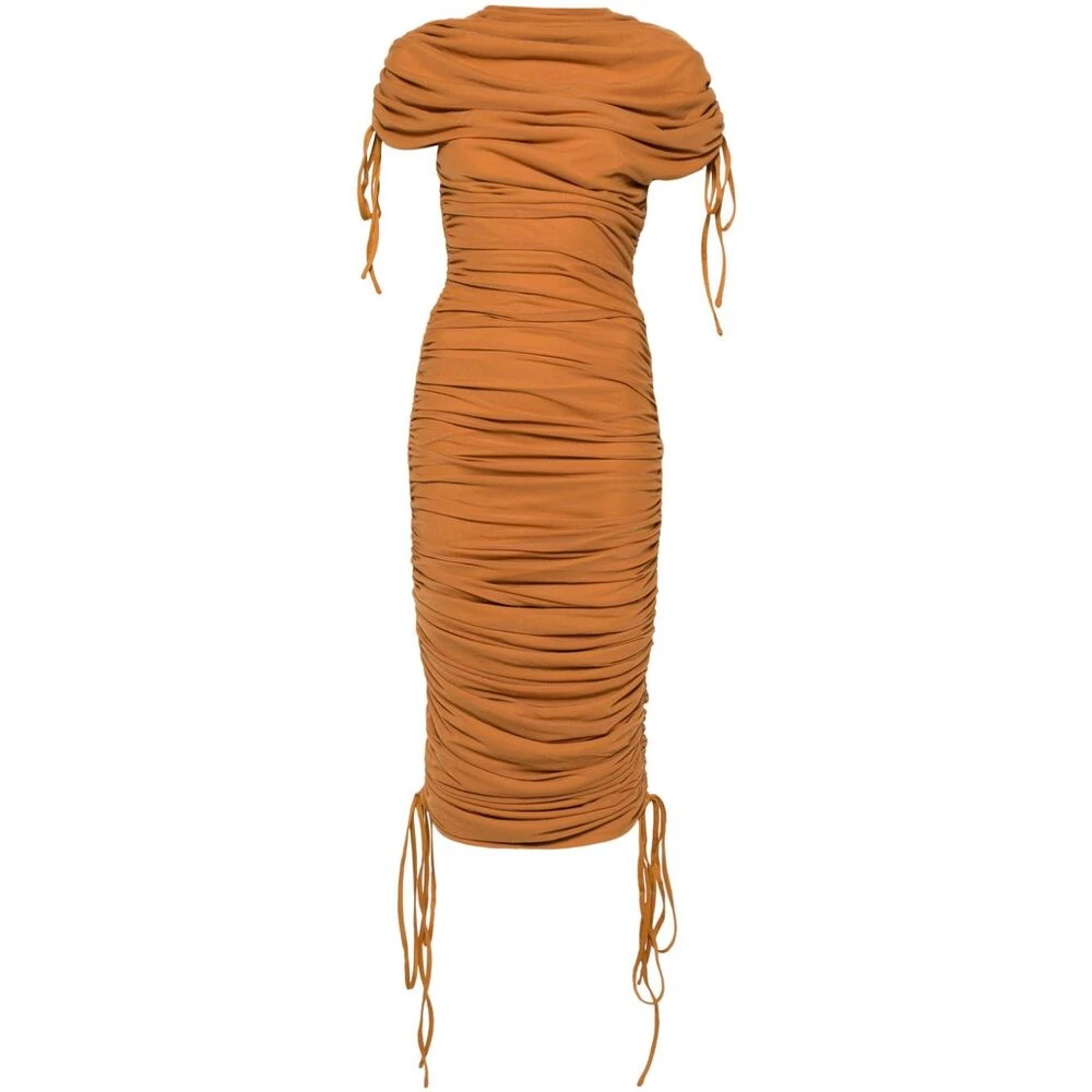 Andrea Iyamah Midi Dresses Orange Dames