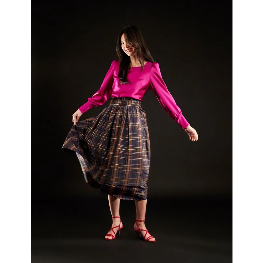Ines De La Fressange Paris Héloïse geruite rok Multicolor Dames
