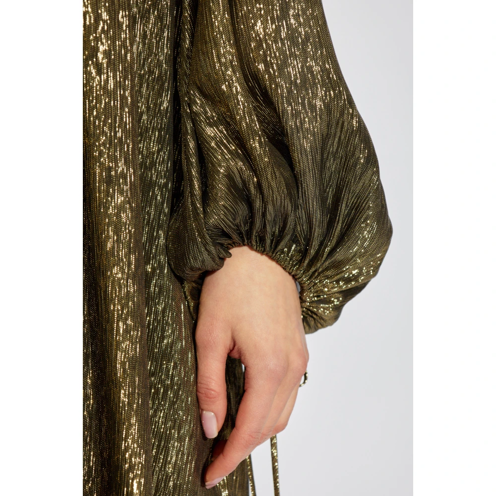 Chloé Jurk met Lurex-draad Yellow Dames