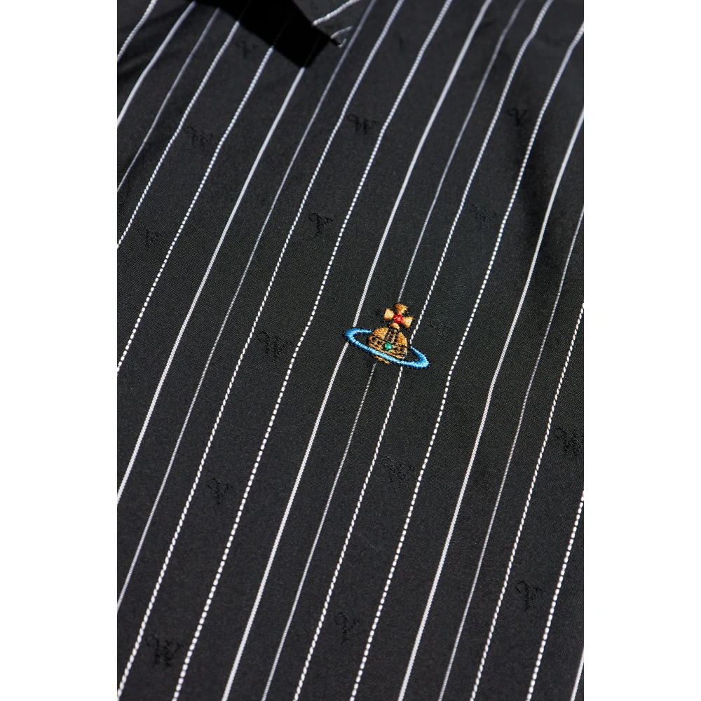 Vivienne Westwood Gestreept shirt Black Heren