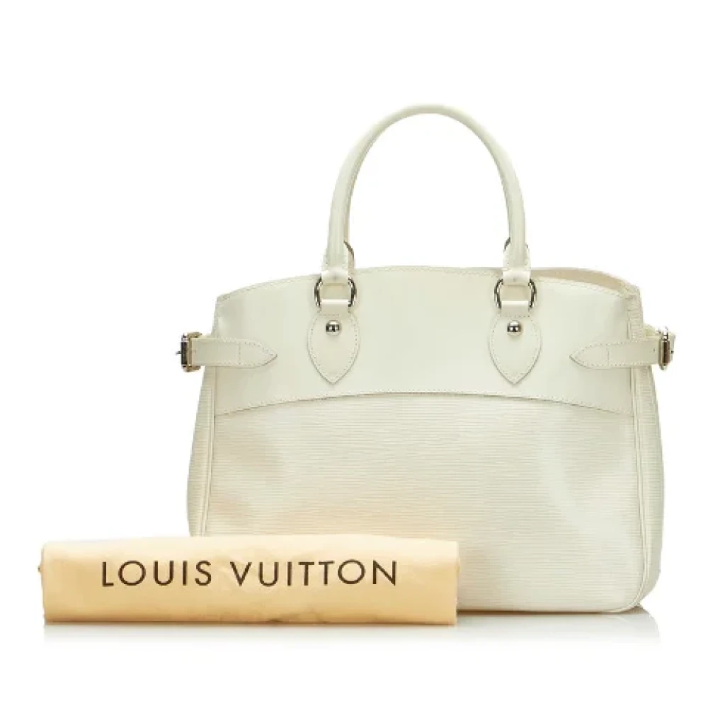 Louis Vuitton Vintage Pre-owned Leather handbags White Dames