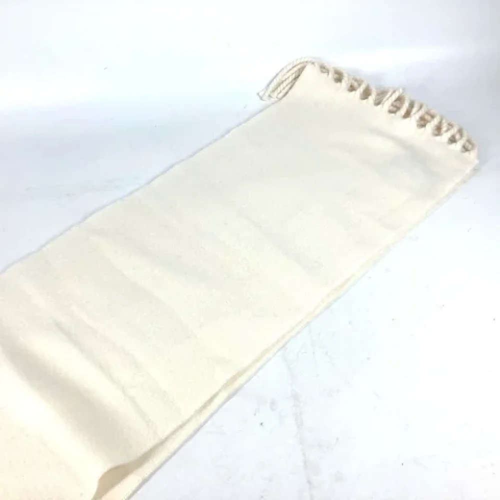 Louis Vuitton Vintage Pre-owned Wool scarves White Dames