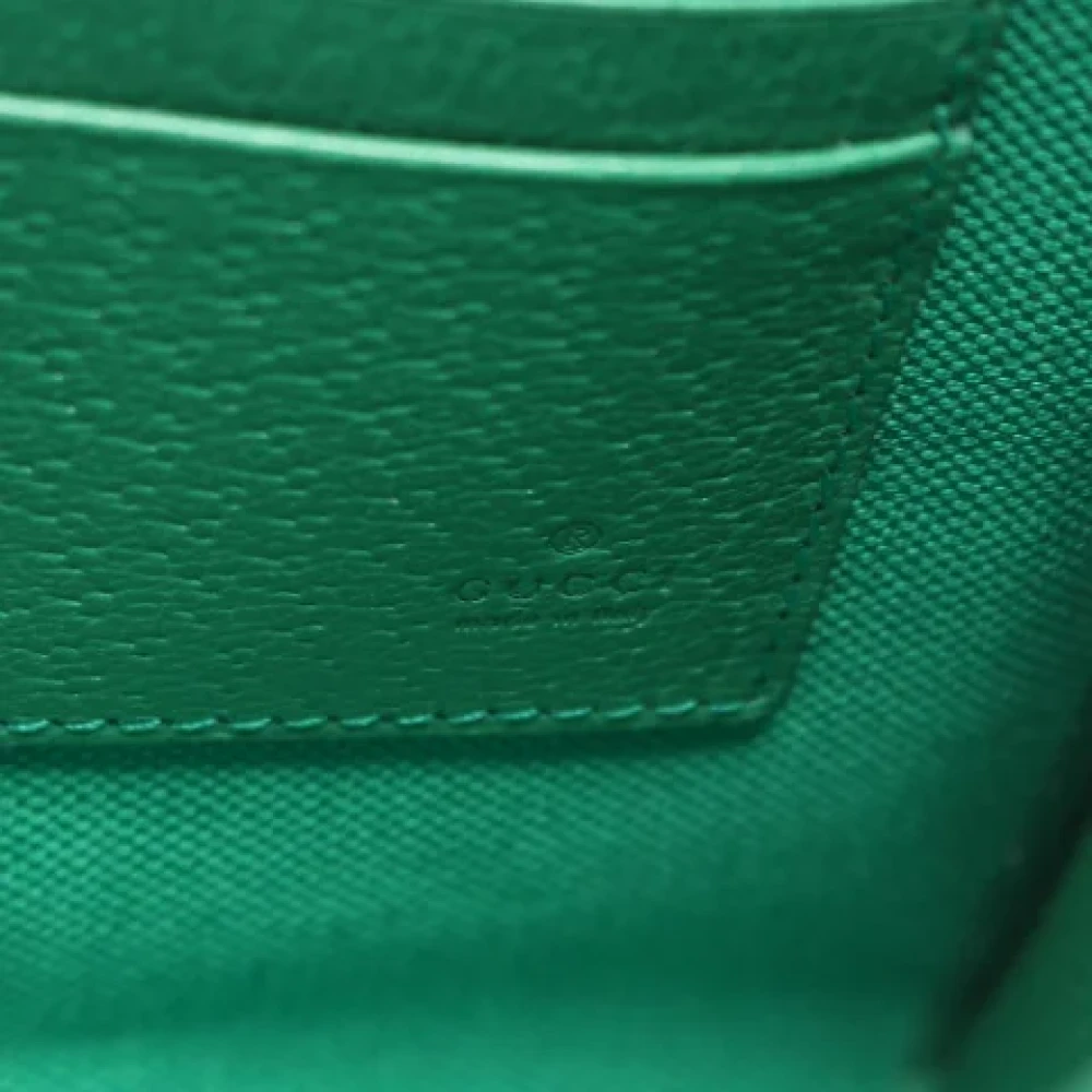 Gucci Vintage Pre-owned Leather gucci-bags Green Dames