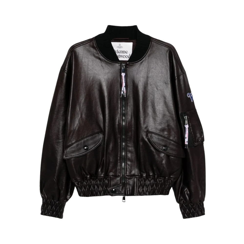 Vivienne Westwood Bernardo Bomber Jack Zwart Black Heren