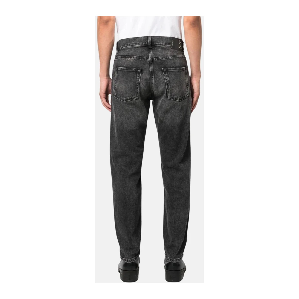Haikure Slim Old Black Jeans Black Heren