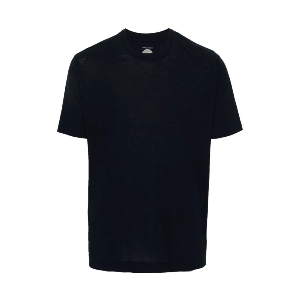 Mazzarelli T-Shirts Black Heren