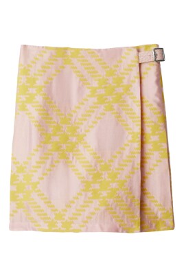 sherbet-check-linen-skirt