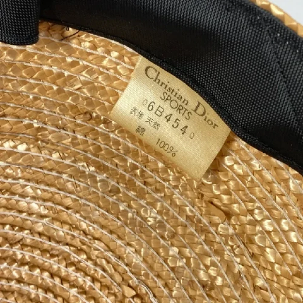 Dior Vintage Pre-owned Cotton hats Purple Dames