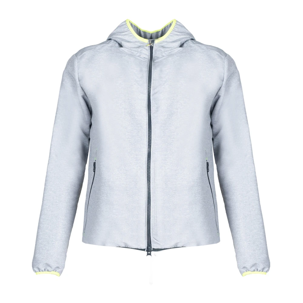 Invicta Mannelijk Grijs Hoodies & Sweatvesten Heren, L, Stijlvolle Jas Met Capuchon En Rits