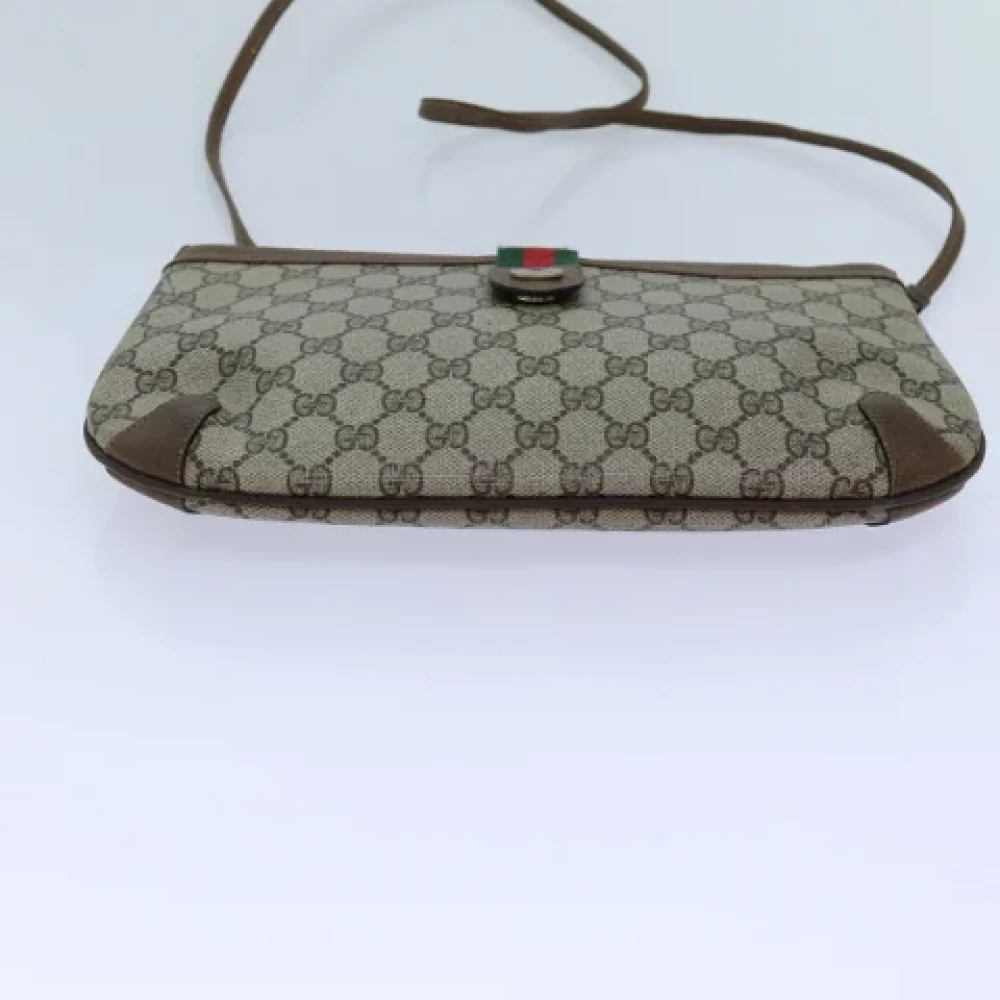Gucci Vintage Pre-owned Leather gucci-bags Beige Dames