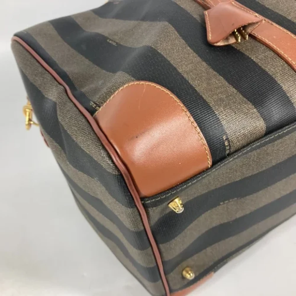 Fendi Vintage Pre-owned Canvas fendi-bags Brown Dames