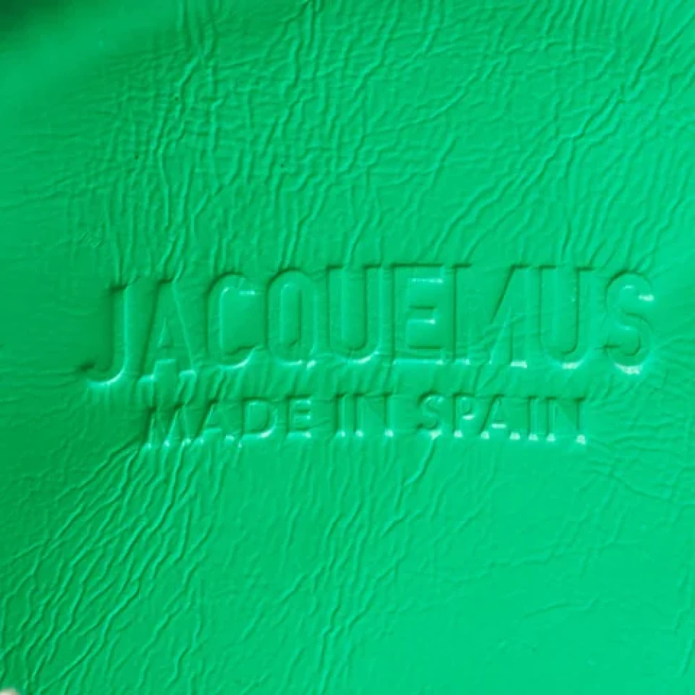 Jacquemus Pre-owned Leather wallets Green Dames