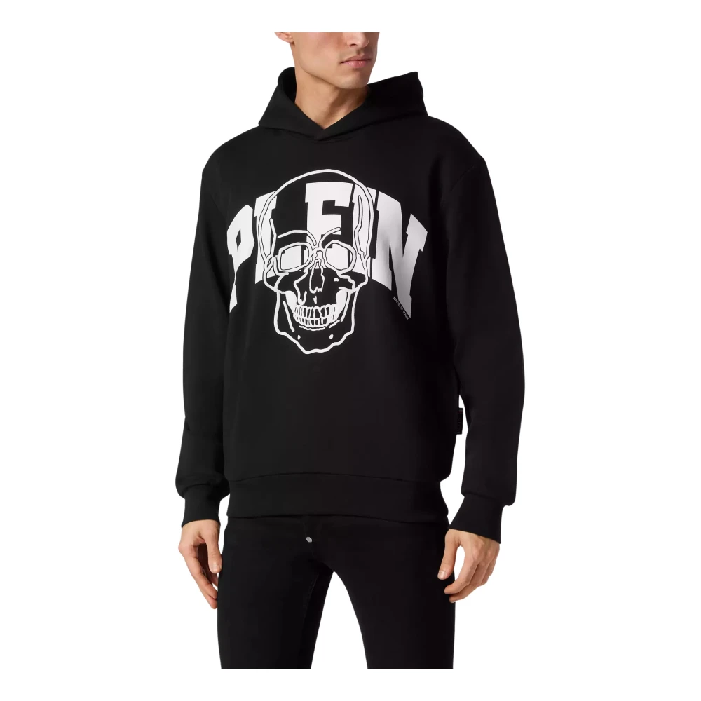 Philipp Plein Men's Black Hoodie Sweatshirt Skull - Hoodies - M - Sweatshirts & Hoodies