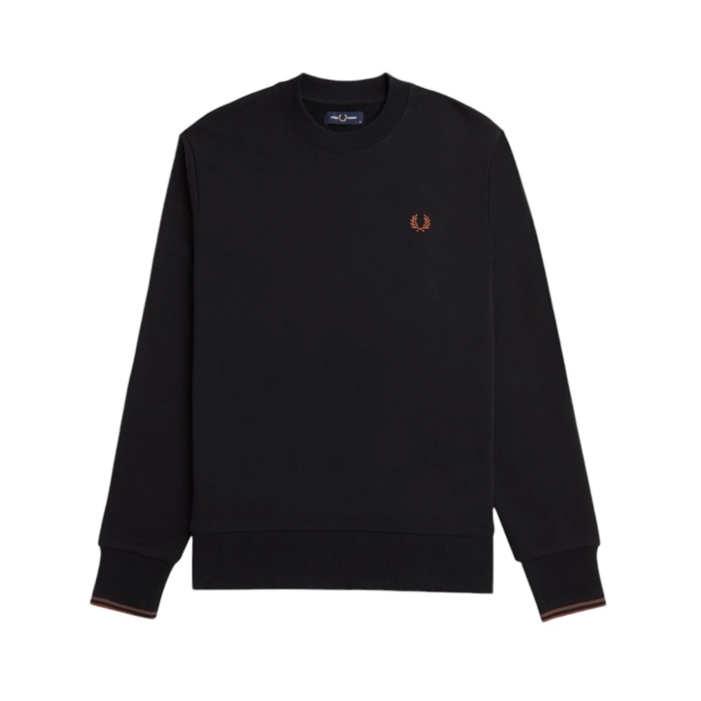 Fred Perry Stijlvolle Sweatshirt voor Mannen Black Heren