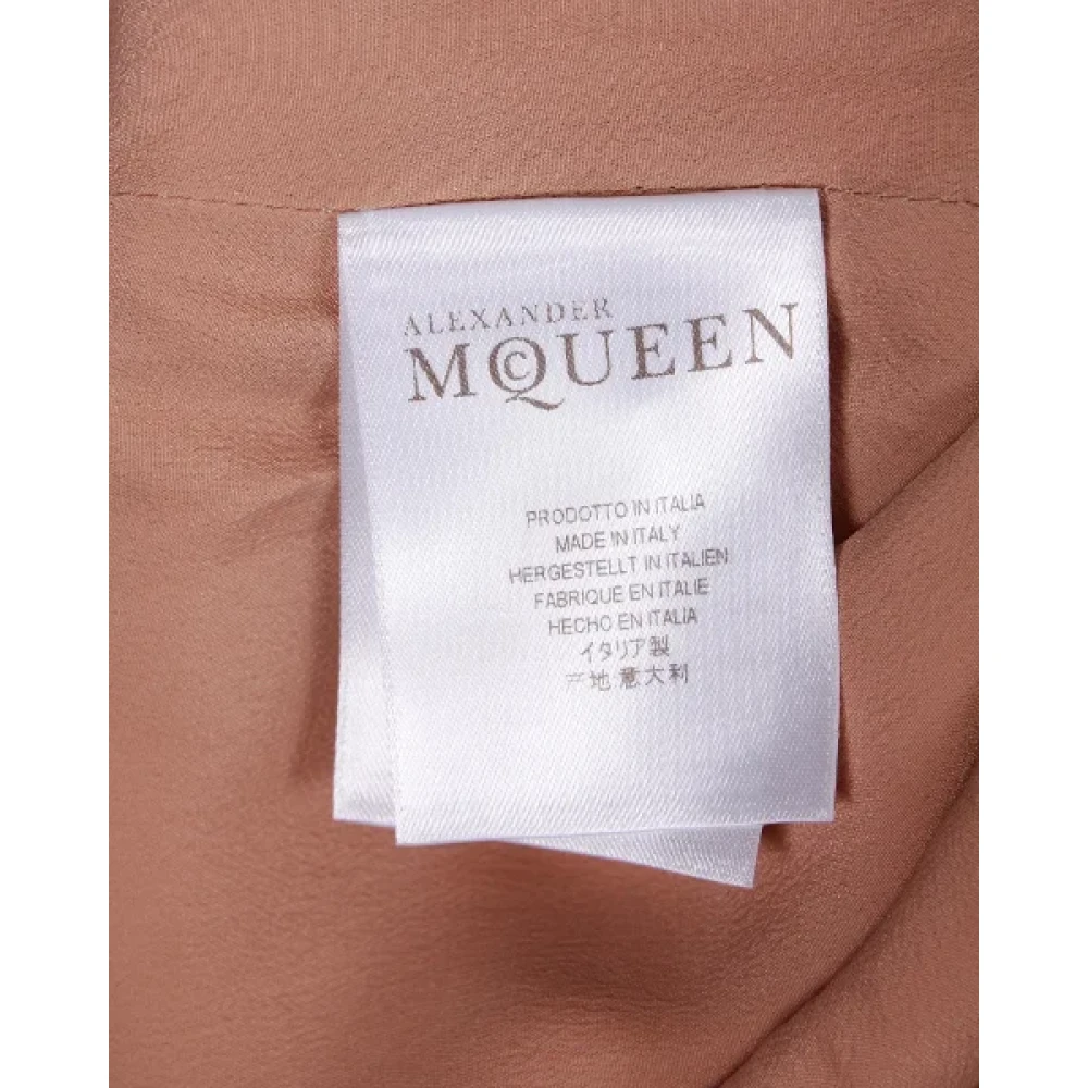 Alexander McQueen Pre-owned Fabric bottoms Pink Dames
