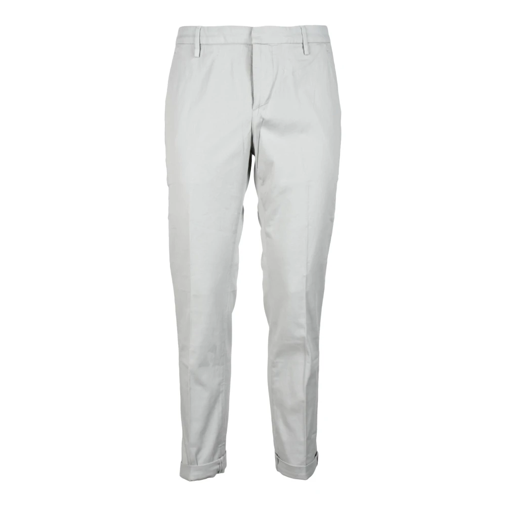 Dondup Gaubert broek met rits en zakken Gray Heren