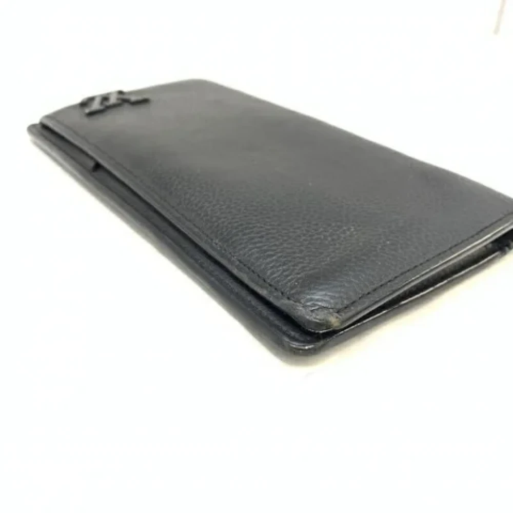 Louis Vuitton Vintage Pre-owned Leather wallets Black Heren