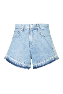 frayed-hem-denim-shorts