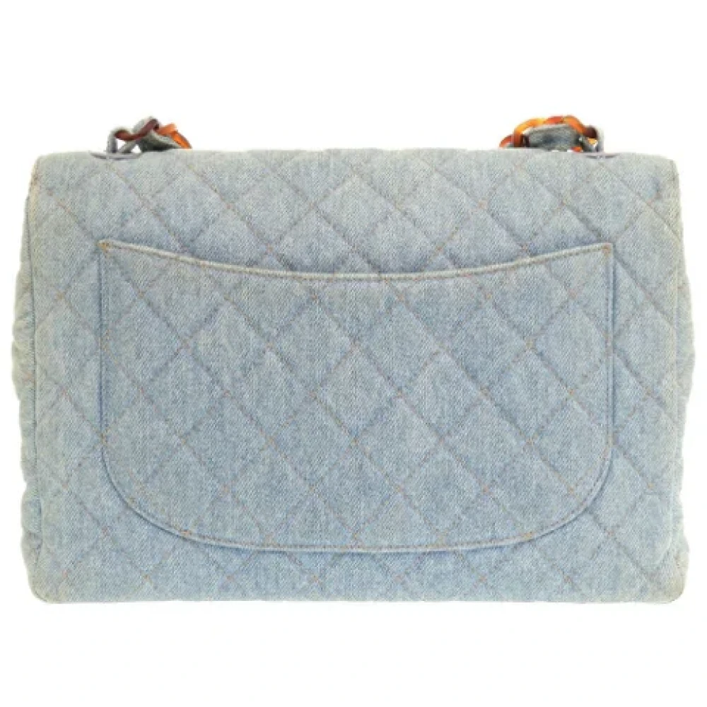 Chanel Vintage Pre-owned Fabric chanel-bags Blue Dames