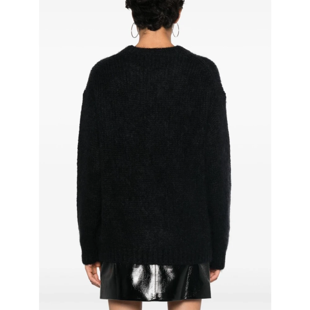 P.a.r.o.s.h. Zwarte Sweater Maglia Black Dames