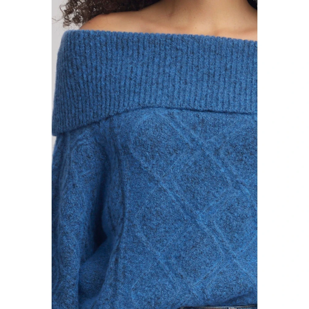 Gestuz Pacific Coast Adiegz Pullover Blue Dames