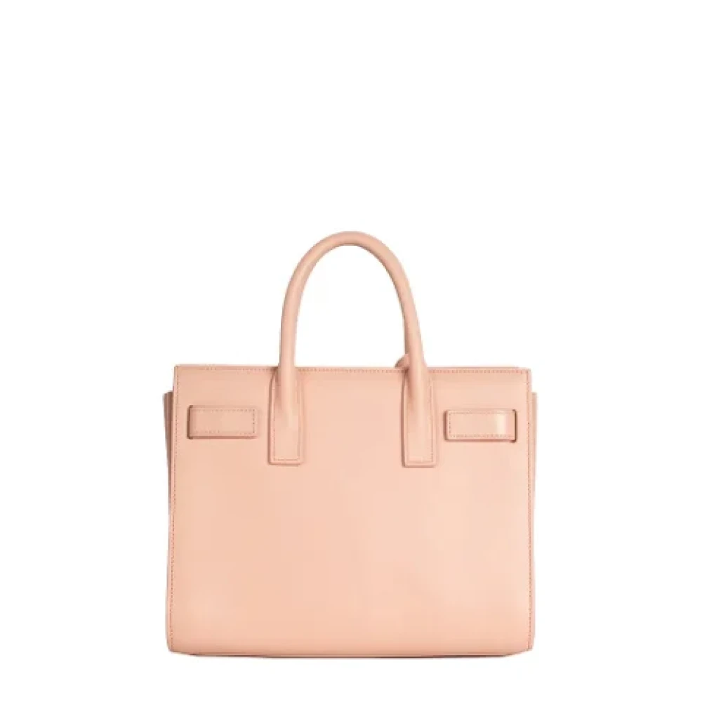 Yves Saint Laurent Vintage Pre-owned Leather handbags Pink Dames