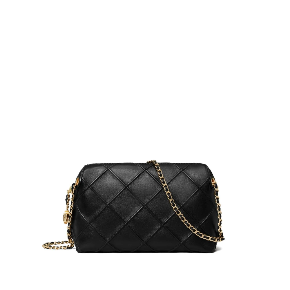 Tory Burch Women's Black Kira Mini Diamond Quilted Crossbody