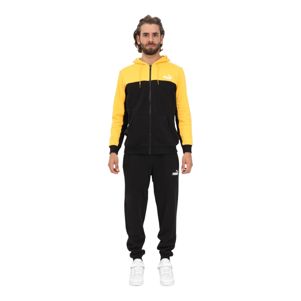 Puma Casual Zwart Colorblock Trainingspak Black Heren