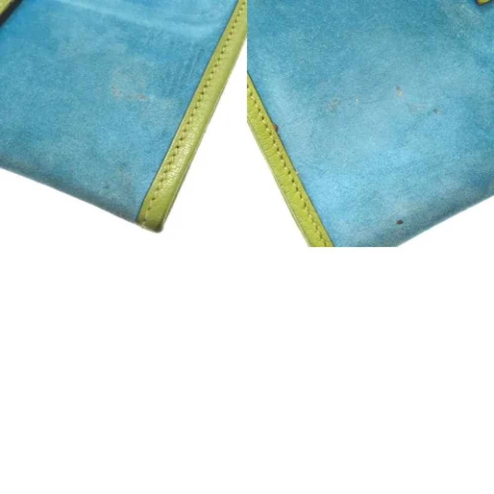 Hermès Vintage Pre-owned Fabric clutches Blue Dames