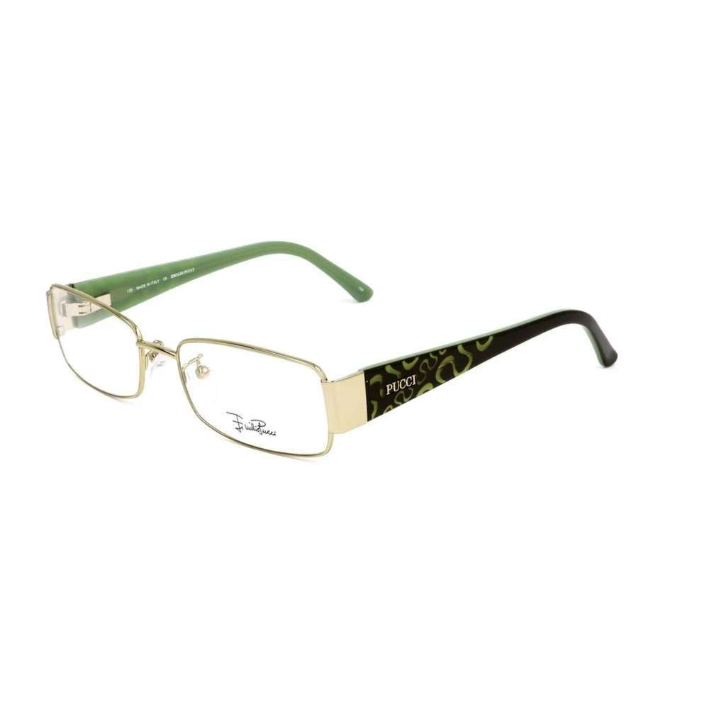 EMILIO PUCCI Multicolor metalen montuur bril voor vrouwen Multicolor Dames