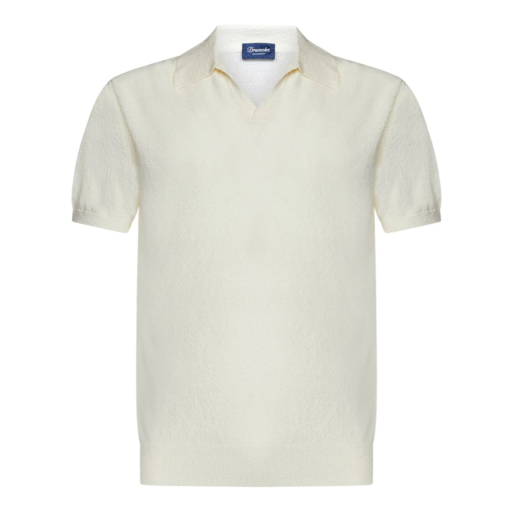 Drumohr Witte T-shirts & Polos Ss23 White Heren