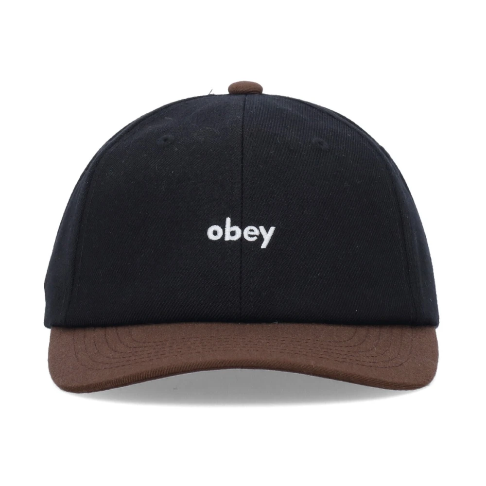 Obey Caps Black Heren
