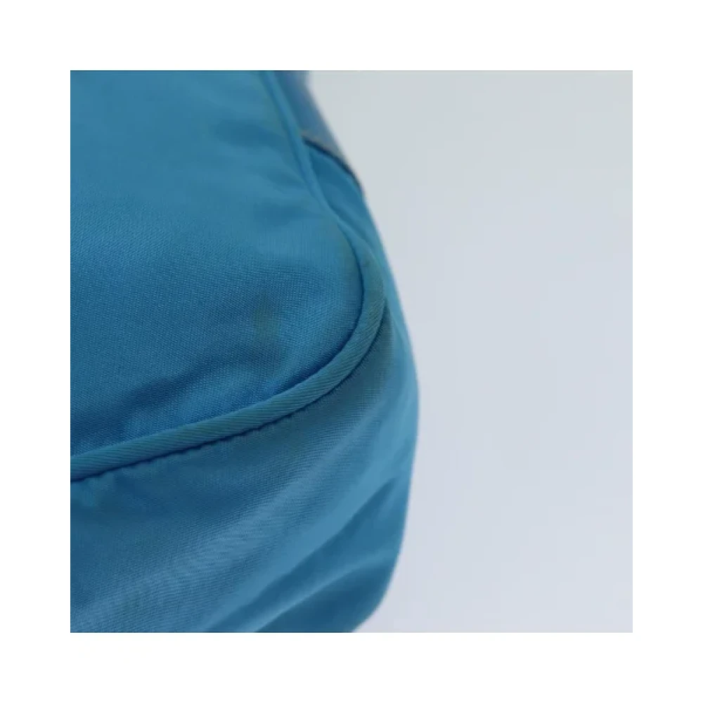 Prada Vintage Pre-owned Nylon prada-bags Blue Dames