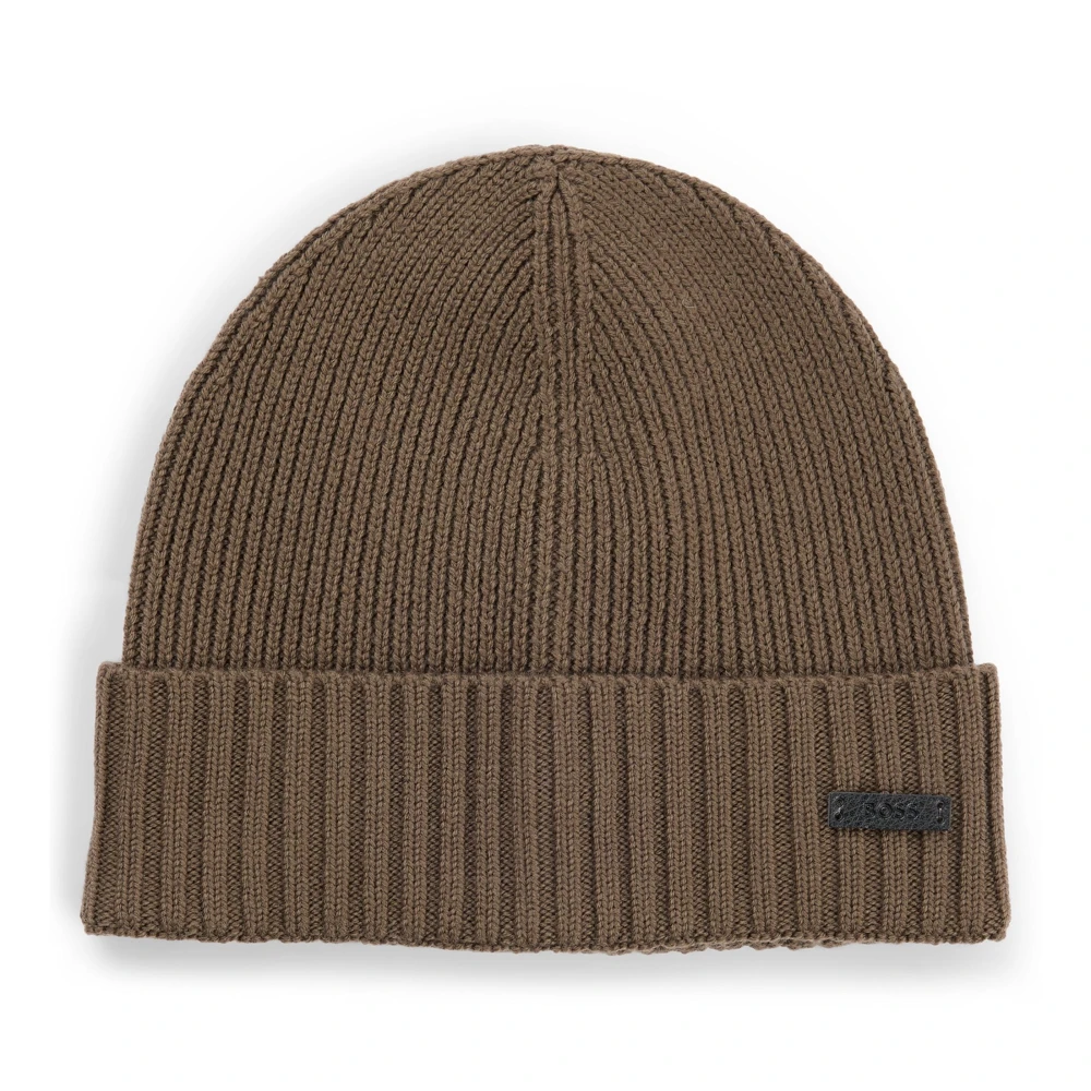 Hugo Green Accessories, Male, One Size, Fati Beanie