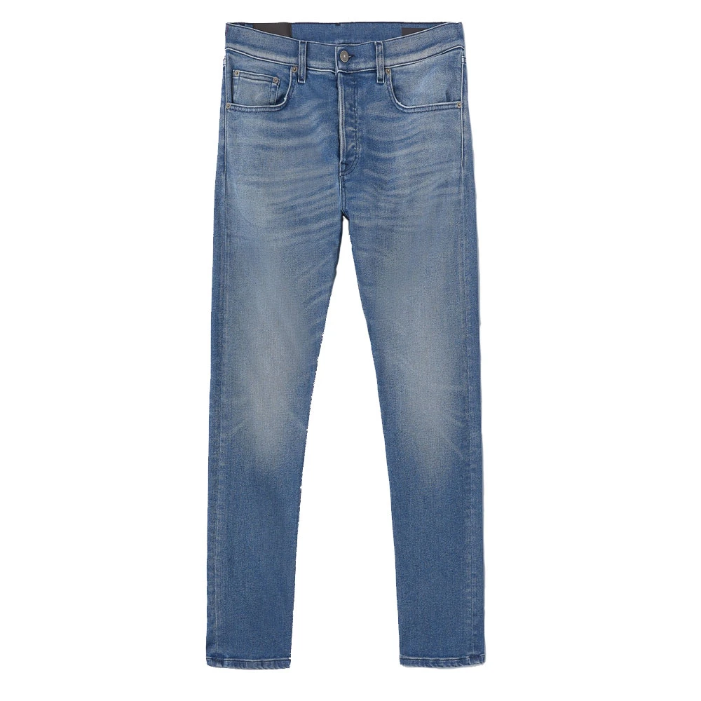 Dondup Upgrade Straight Jeans Stijlvol Comfortabel Blue Heren