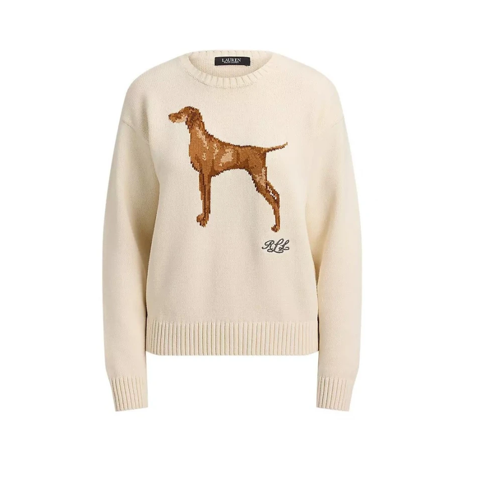 Ralph Lauren Mujer Beige Jerseys, Talla: M