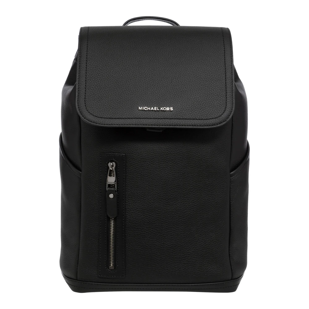 Michael Kors Stijlvolle Rugzak met Trekkoord en Logo Black Heren