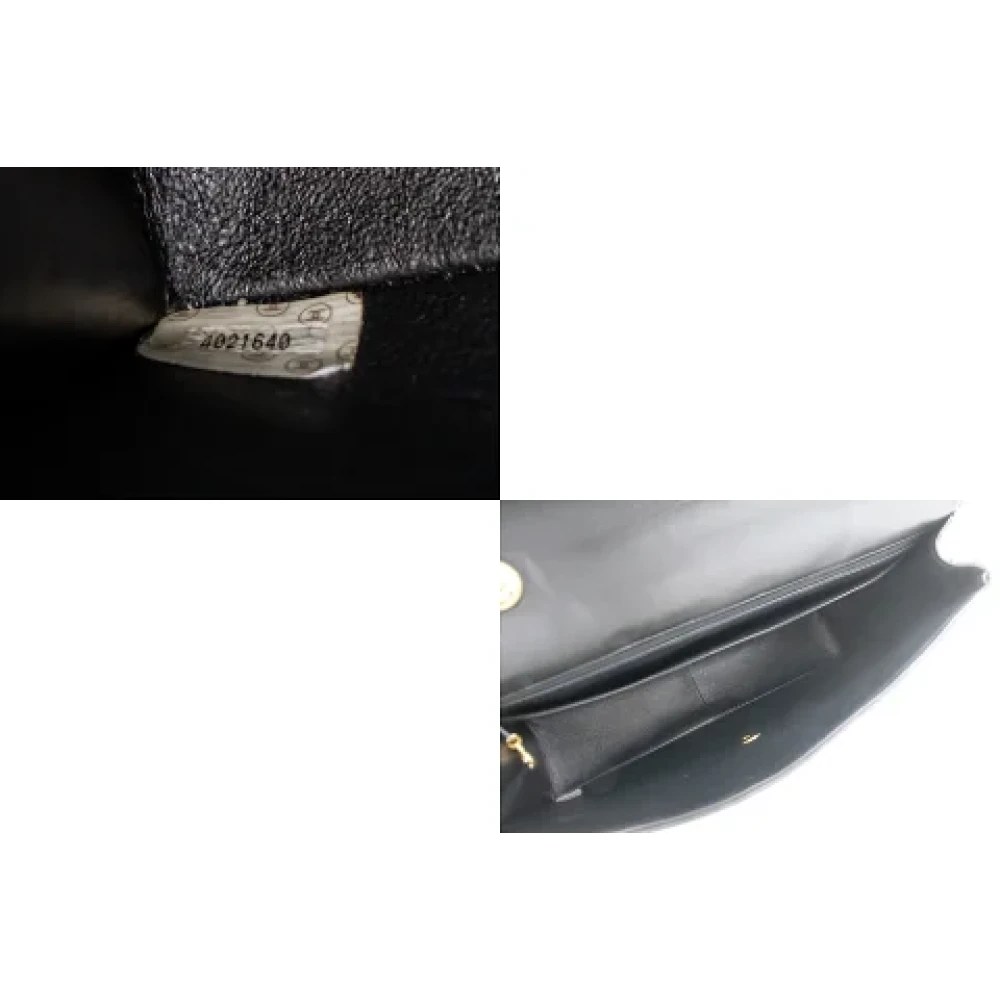 Chanel Vintage Pre-owned Leather chanel-bags Black Dames