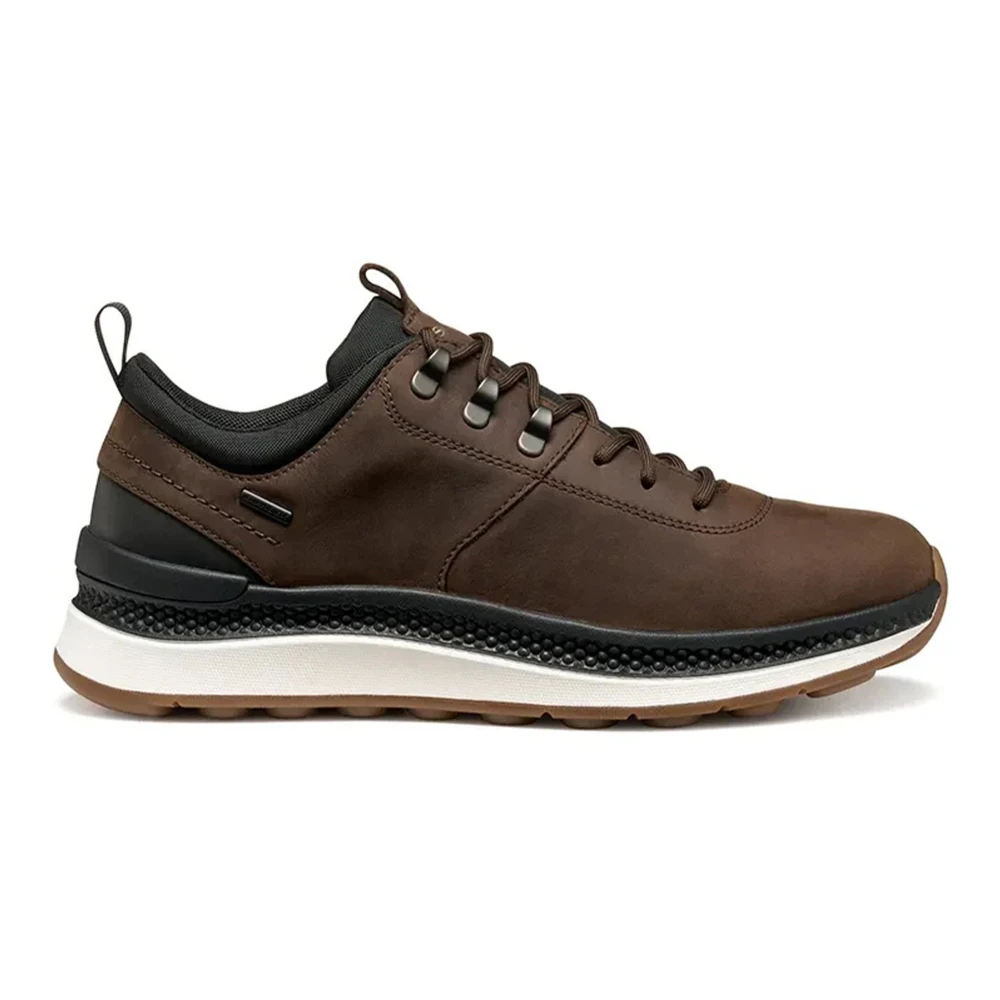 Geox Men's Brown Sneakers, 5 Uk, Spherica Shoes