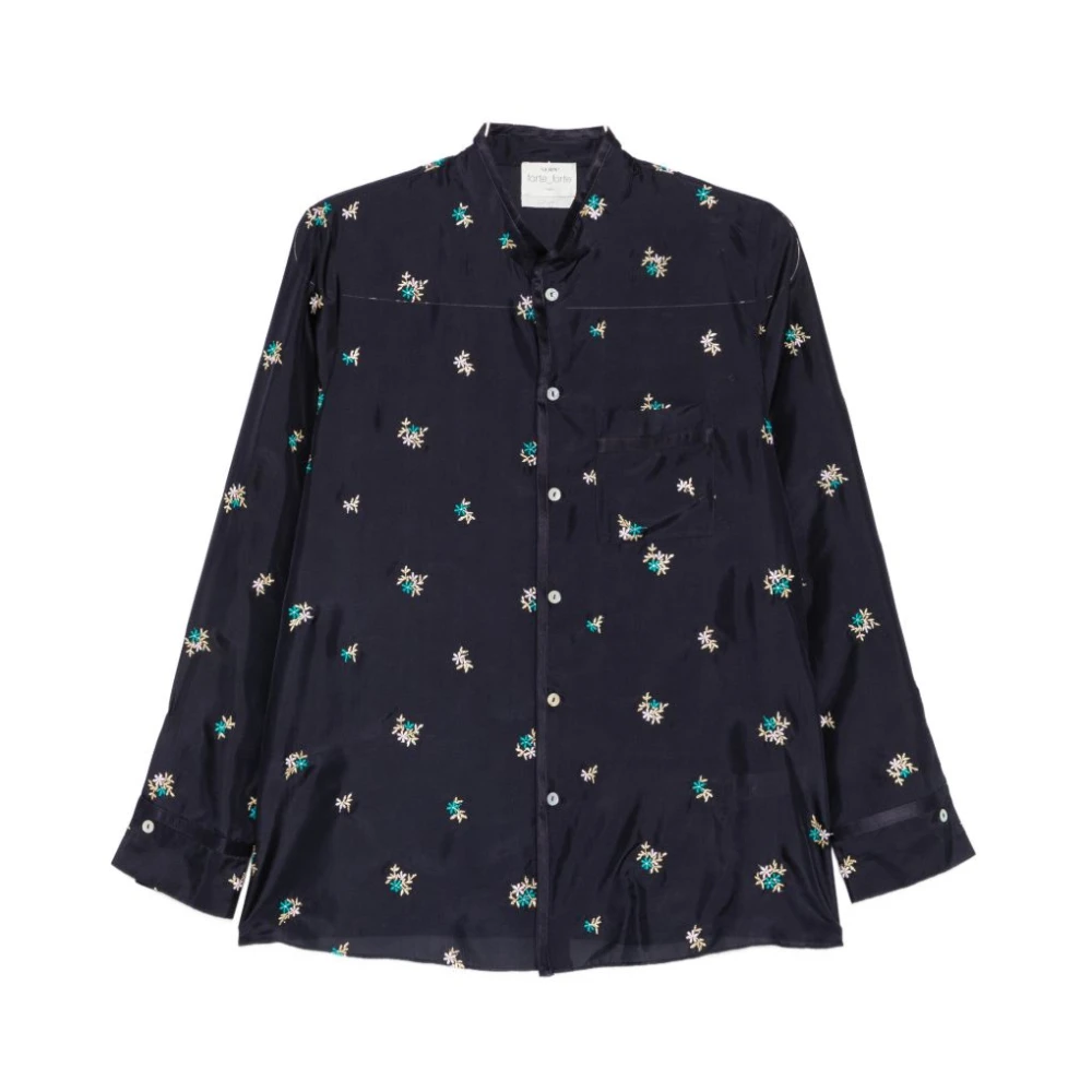 Forte Forte Women's Blue My Shirt Midnight - Shirts - M - Blouses & Shirts