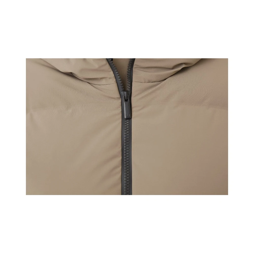 UBR Luxe Donzen Jas Donker Zand Beige Dames