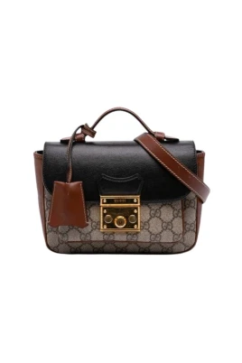 Pre-owned Padlock Satchel