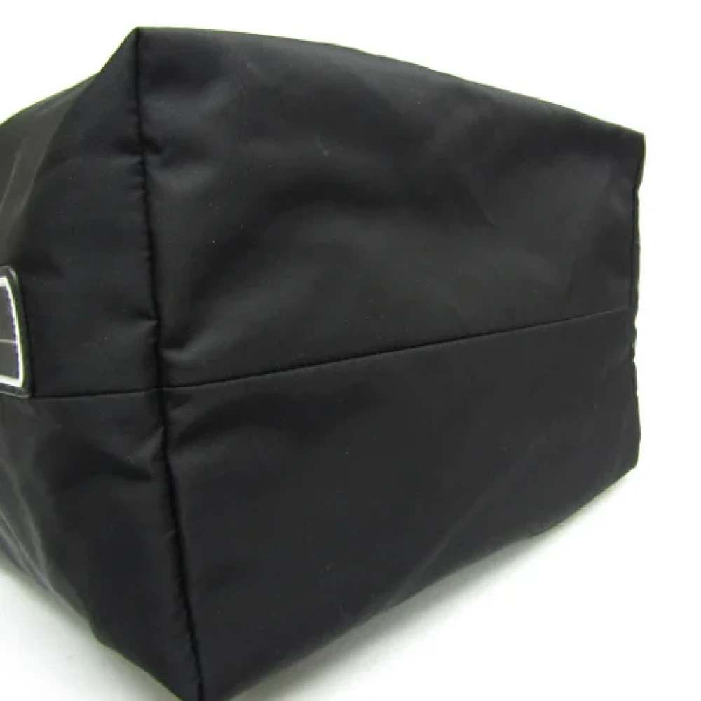 Prada Vintage Pre-owned Nylon shoulder-bags Black Dames