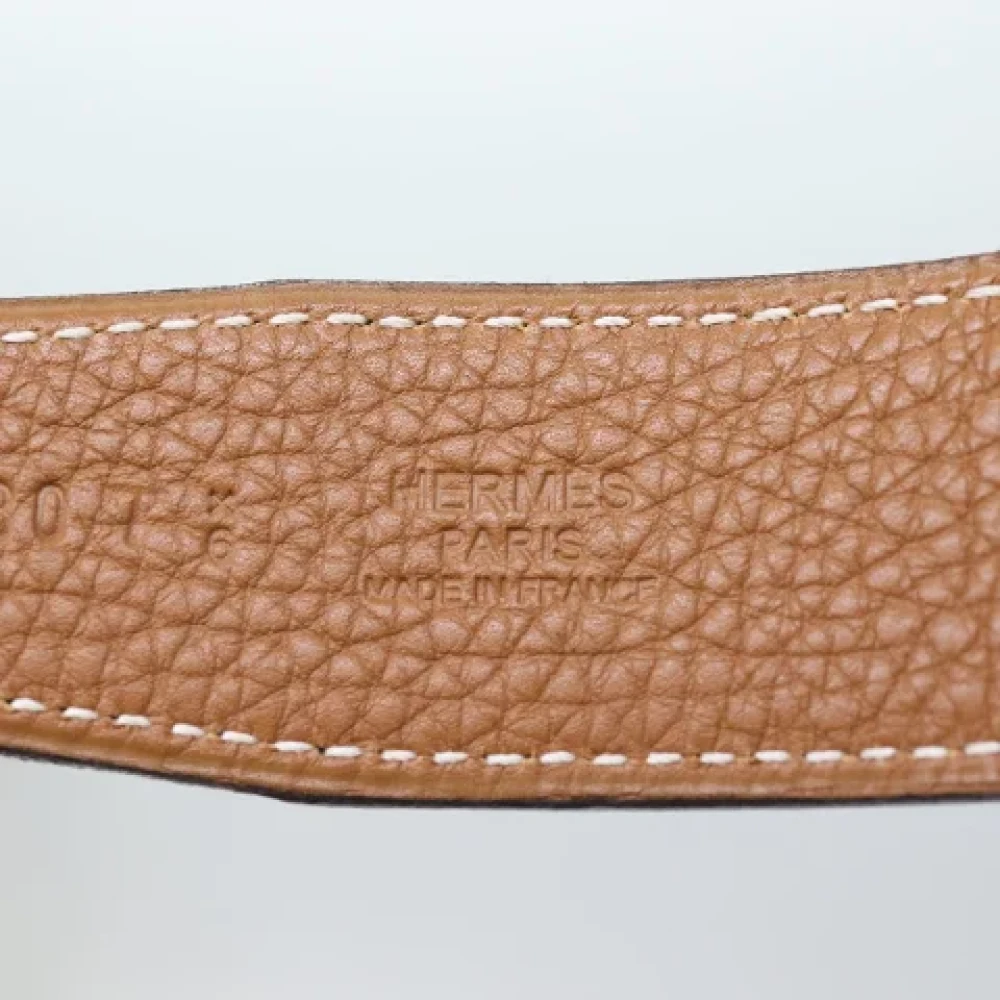 Hermès Vintage Pre-owned Leather belts Black Dames