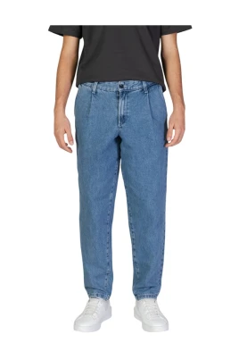 Blå Bomulls Jeans & Byxor
