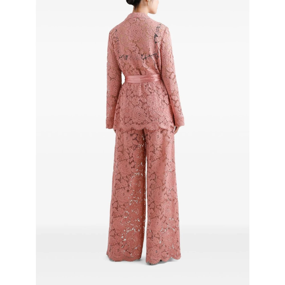 Dolce & Gabbana Stijlvolle Overhemden voor Mannen Pink Dames