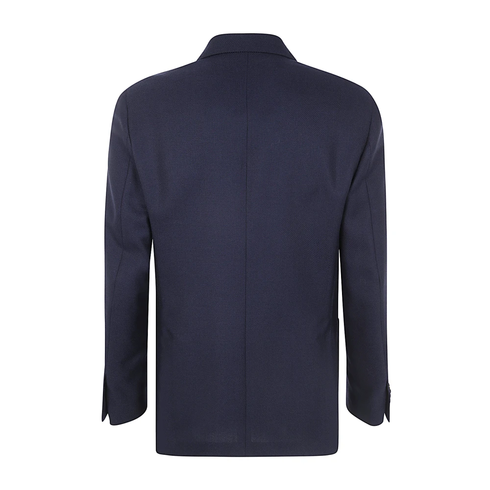 Lardini Blauwe Special Line Drop 7 Jas Blue Heren