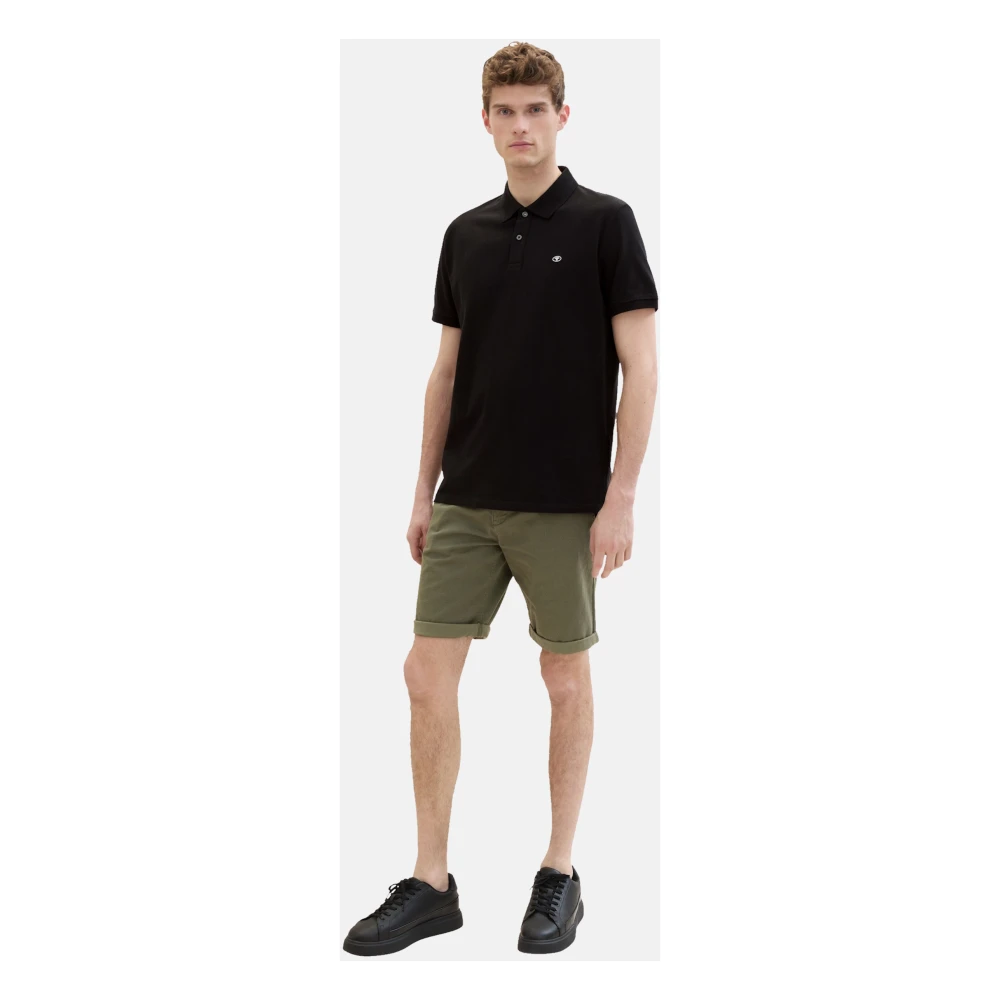 Tom Tailor Elegante Chinoshorts voor zomerse look Green Heren