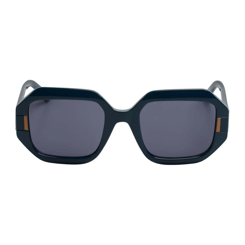 Karl Lagerfeld Blue Sunglasses, Female, One Size, Wide Rectangular Sunglasses