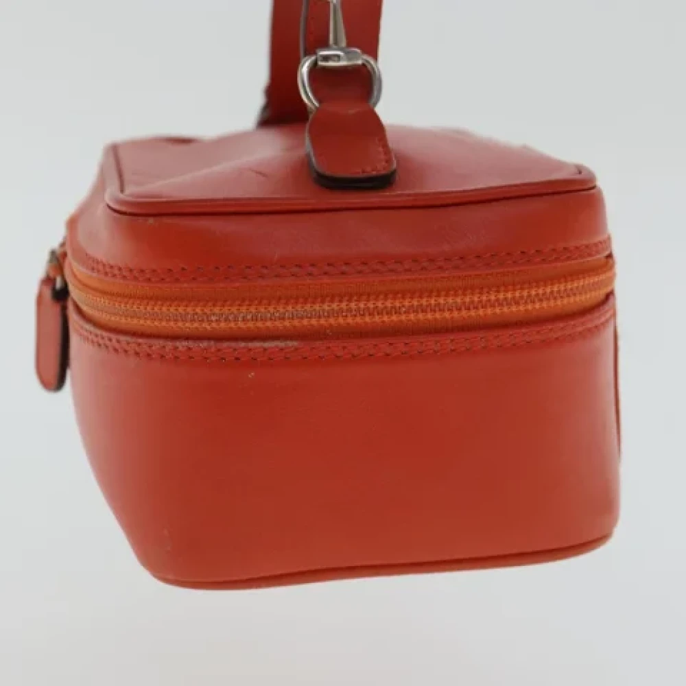 Gucci Vintage Pre-owned Leather gucci-bags Orange Dames